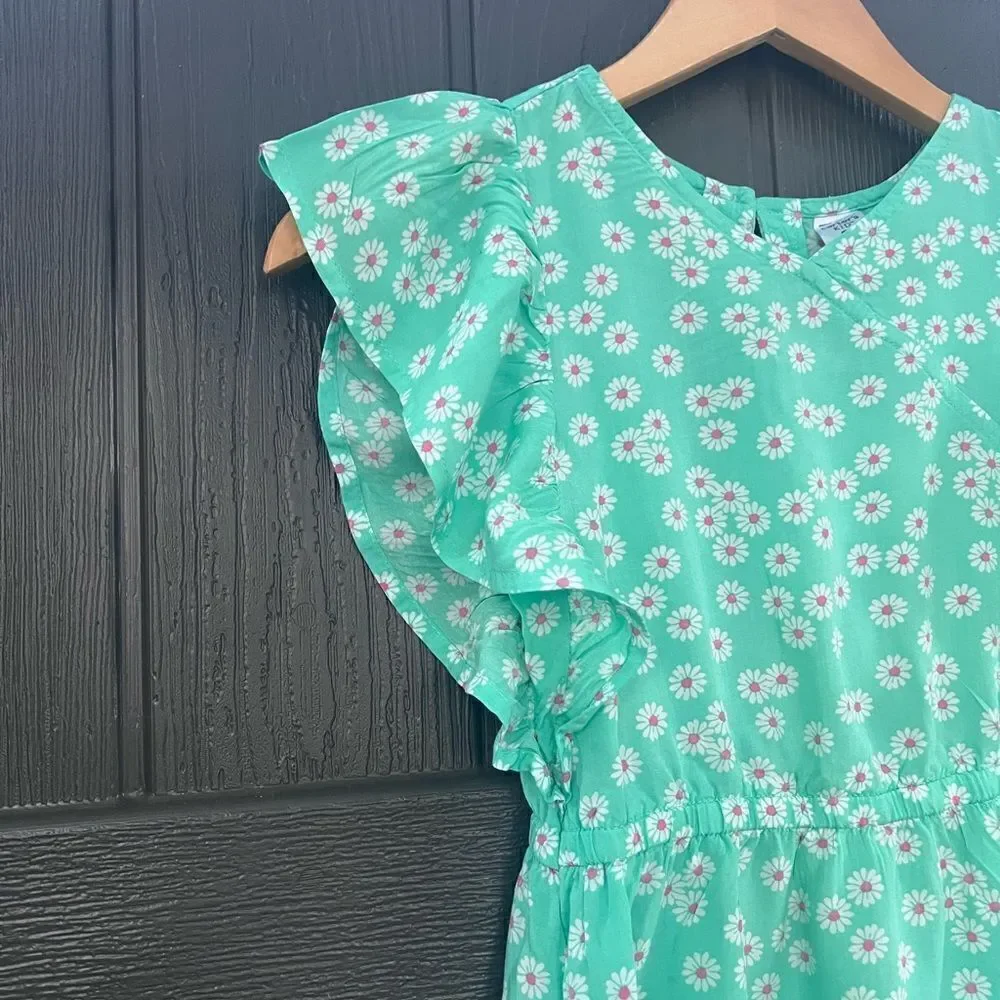 Carter's girls Daisy Faux Wrap FLORAL Dress size 8 Y